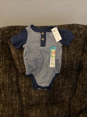 Garanimals Blue Heather Short Sleeve One-Piece